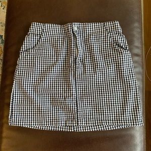 Hollister high rise size medium plaid skirt